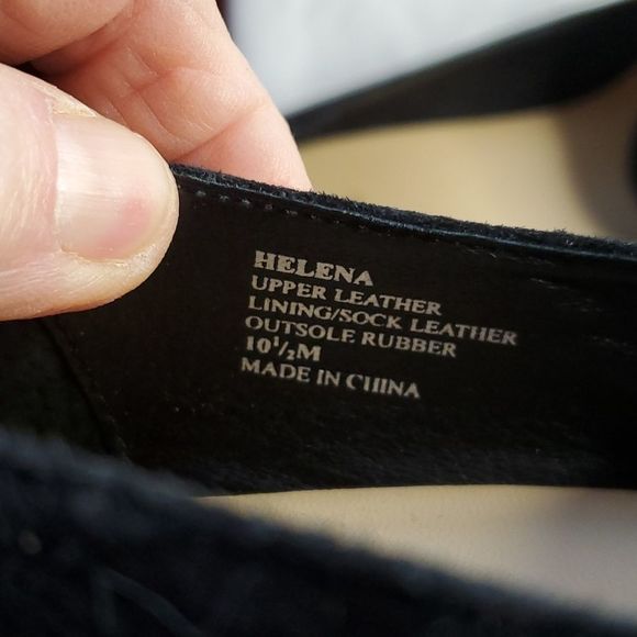 Kate Spade leather block heel slip on loafers - Picture 8 of 8